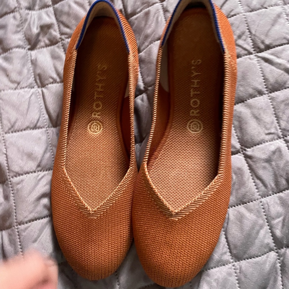 Rothy’s fawn flats size 10.5